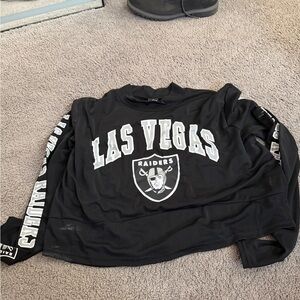 Fashion Nova Black Raiders Sheer Shirt